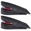 Comfortable 2-layer Height Increase Insoles Unisex Black Inner Height Insoles 5cm Thick Air Cushion Insoles Daily Wear