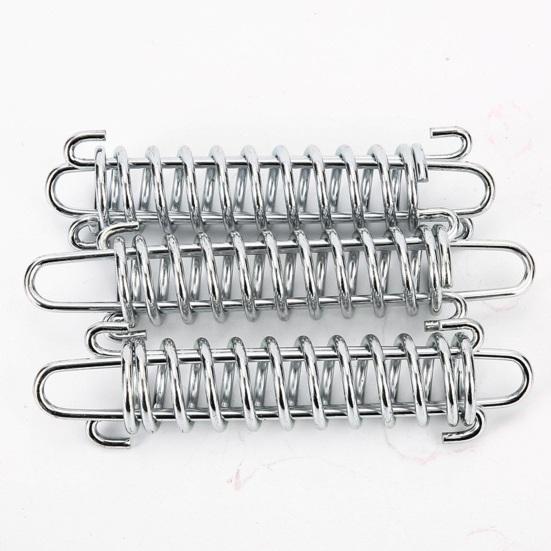 Dog Leash Shock Absorbing Spring Buckle Heavy Duty Steel Tent Fixed Spring Buckle Self-Adjusting Spring Hook Structure Tightener