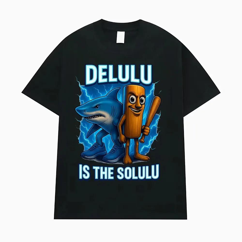 Tung Tung Sahur and Tralalero Tralala Meme T-shirt Fun Italian Brainrot T-shirt Women's Fashion Casual T-shirt