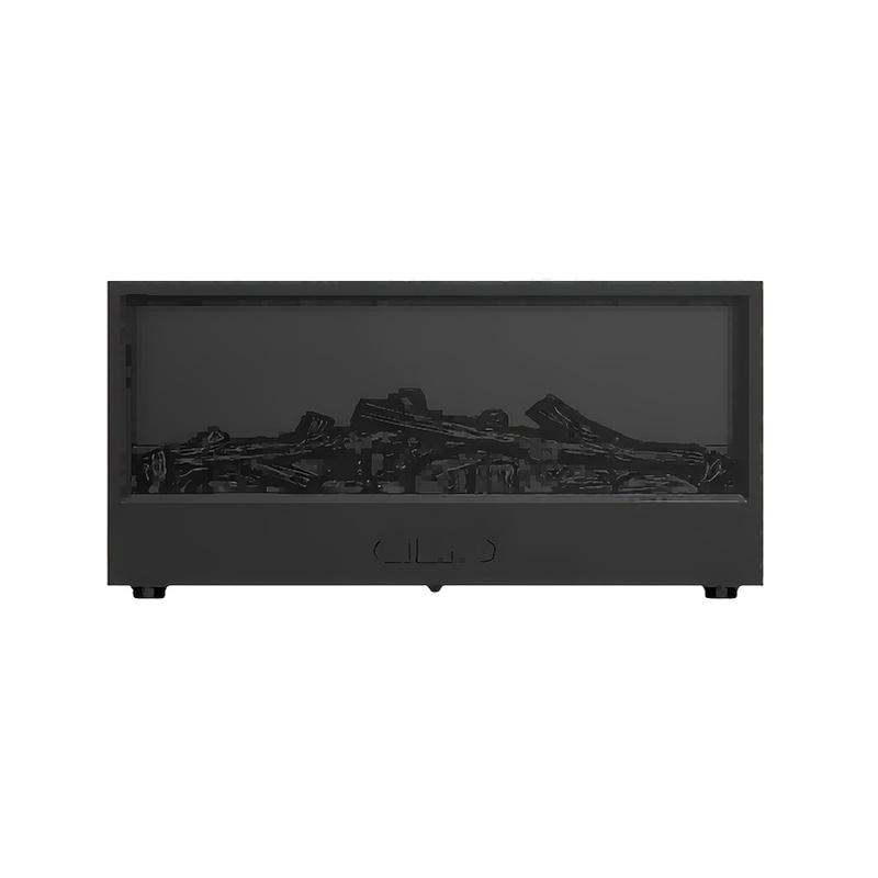 

Симульований 3D камін-стиль Ароматерапевтичний дифузор Розумний зволожувач з дистанційним керуванням для дому чорний