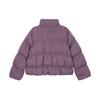 Jordan Solid Color Mandarin Collar Zip Jacket Women Outerwear Purple FB5150-508