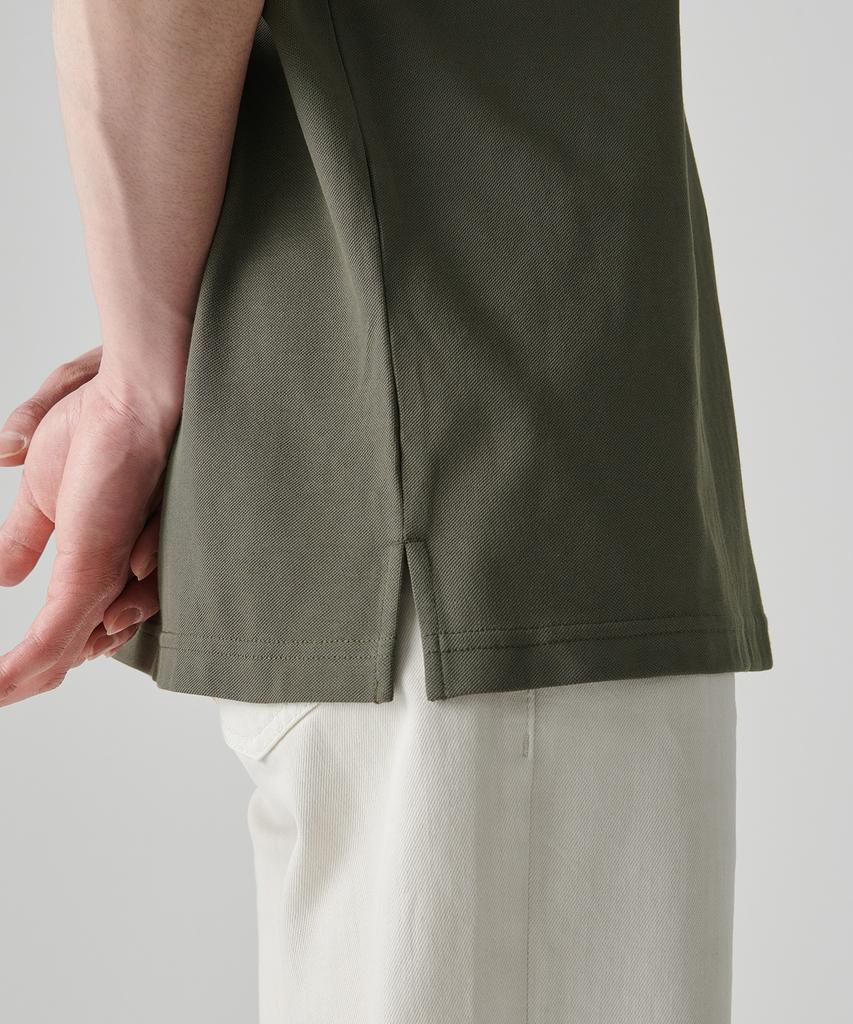 MUSINSA STANDARD [Cooltandard] Relaxed Fit Pique Polo Shirt [Khaki Gray]