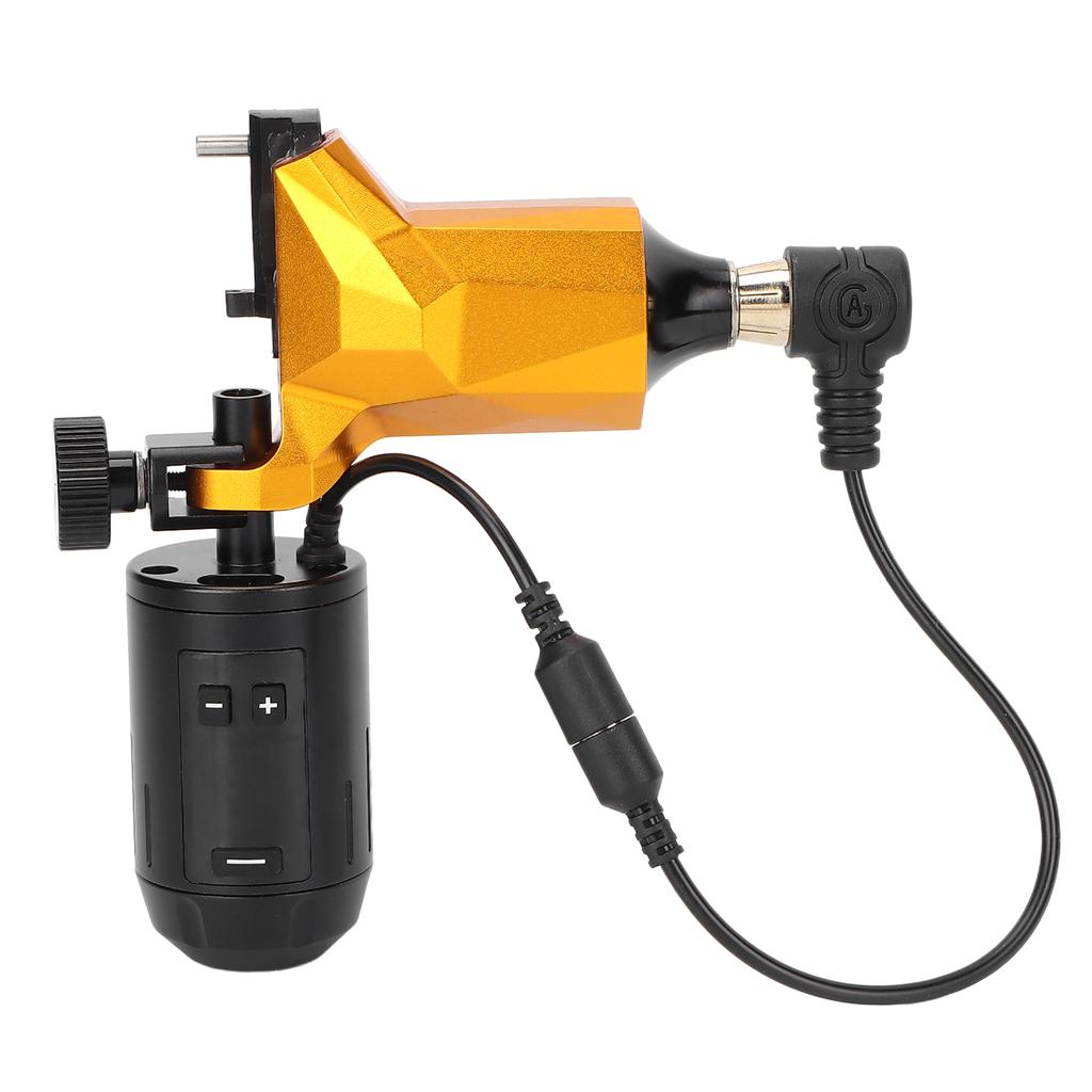 Tattoo Grip Machine Self Lock Cordless Tattoo Grip Machine with LCD Display for Tattoo   Int Face Motor