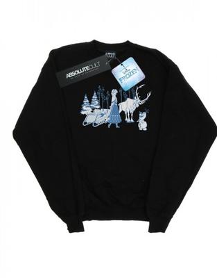 Girls Frozen Anna Sven And Olaf Sweatshirt