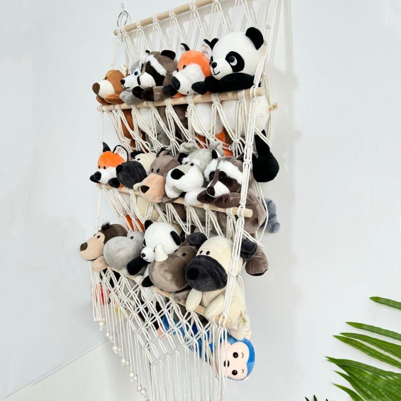 Stuffed Animal Net For Plushie Toys, Animal Storage, Corner Hanging Pet Storage For Organizing Your Teddy And Stuffy Collection