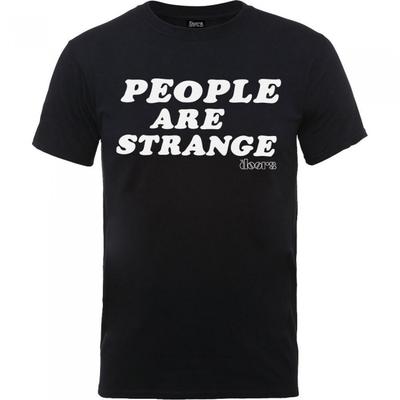 The Doors Unisex-T-Shirt „People Are Strange“ aus Baumwolle für Erwachsene
