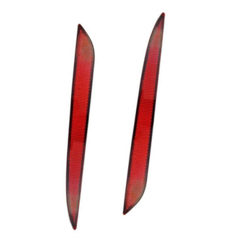 Car Tail Lamp Brake Light Rear Bumper Reflector Warming Lamp Red Model 3