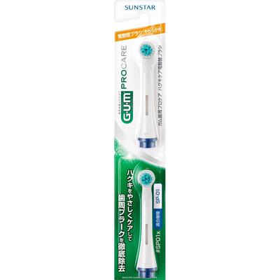 GUMA. Gum Pro Care Hug Care elektrický zubní kartáček SP-01 2 kartáčky Zubní kartáčky Použití] Umístěte štětiny na zuby nebo štětiny tak, aby