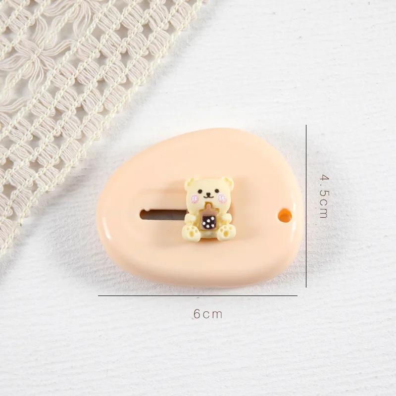 1 Piece Mini Cartoon Utility Knife Beige Coffee Color Bear Cat Paw Rabbit Box Cutter for Student Potable Scrapbook Paper Cutter