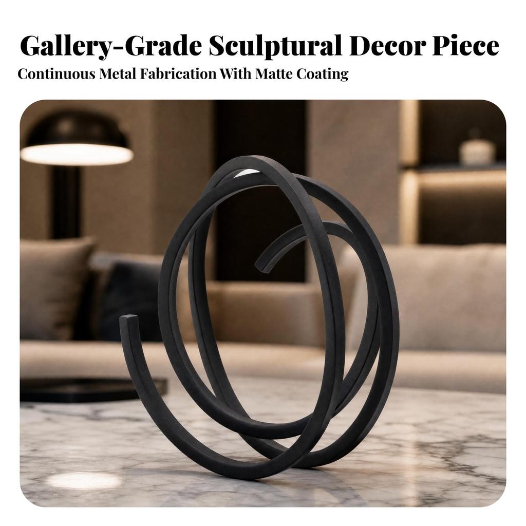 Abstract Sculpture Versatile Tabletop Accent Sturdy for Entryway