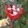 Bambole Gatto Kawaii Hello Kitty con Fiori Artificiali Bouquet Creativo Regali di Natale San Valentino Compleanno Laurea