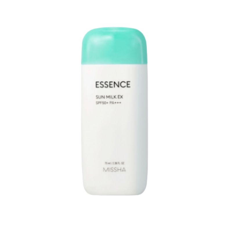 

MISSHA All Around Safe Block Essence Sun Milk EX SPF50+ PA+++ Hydrating UV Protection Sunscreen Set 70ml x2 1