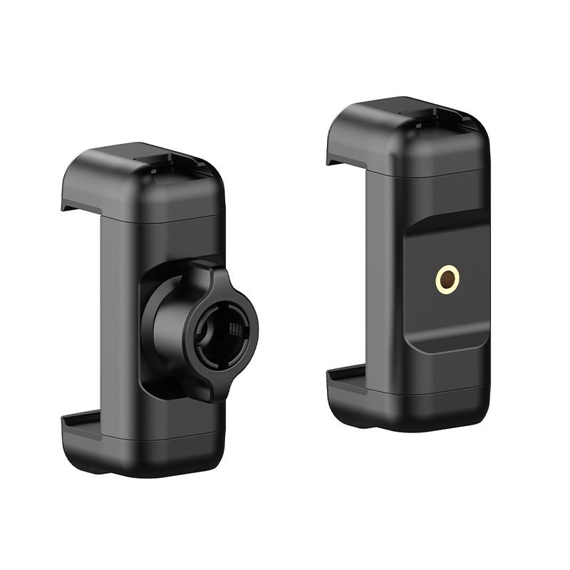 Clip per Telefono Universale Rotante a 360° con Staffa a Doppio Tirante e Testa Sferica da 17 mm per Live Streaming