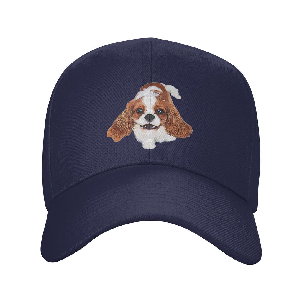 Summer Cavalier King Charles Spaniel Baseball Cap Tennis Skate Streetwear Print Sun Hip Hop Hats Dropshipping Baseball Caps