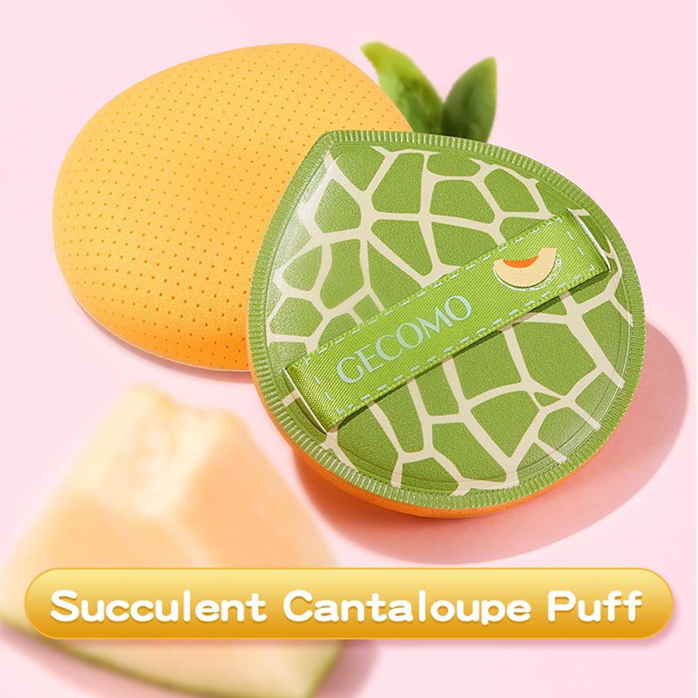 GECOMO Super Soft Fruit Powder Puff Wet And Dry Dual-use Sponge Skin-friendly Beauty Air Cushion