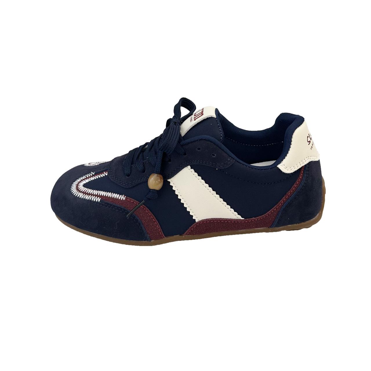 

Self-kept version~ inner height-increasing beaded German training shoes women s 2025 new sports Forrest Gump casual shoes 40 синий