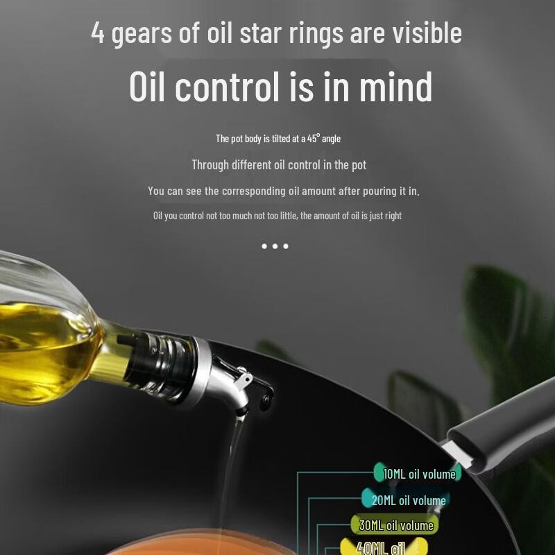 ASD Refined Iron Wok with Oil Control