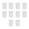 10 Pcs Laboratory Glass Beaker 50ml Thick Experimental Graduated Cylinder Cup with Clear Standard Scale Line