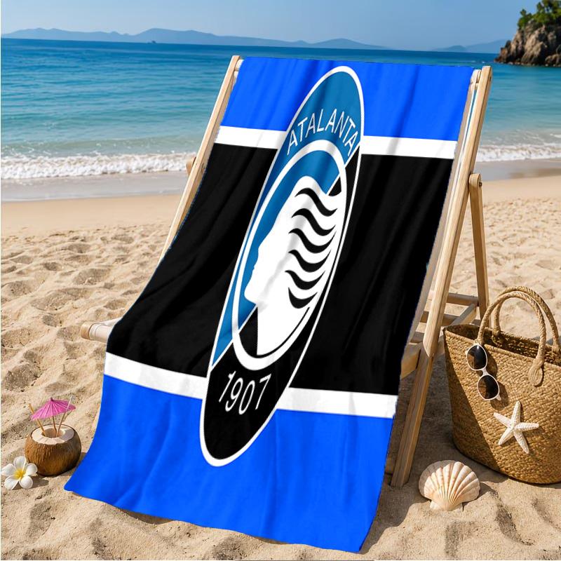 Atlanta Fc Emblem Design Beach Towel Microfiber Beach Towel, Lightweight and Quick-Dry, for Summer Travel, Swimming Pool Fan Birthday Gift