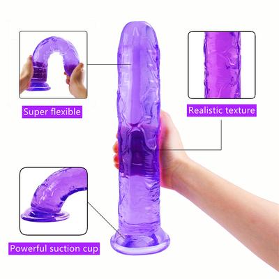 Xxl Dildo Realistico Con Ventosa Flessibile Enorme Pene Finto Per Le Donne Body-Safe Grande Cazzo Anale Butt Plug Negozio Di Giocattoli Del Sesso Per Adulti