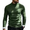 Men's Fall Winter Thick Warm Mock Neck Slim Fit Knit Sweater Pullover, Multi-Color