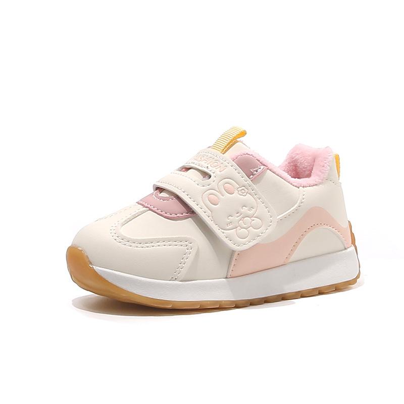 Two Cotton Velvet Sports Shoes 2025 Winter Explosion Baby Girl Soft Sole Casual Shoes Fashion Boy Forrest Gump Shoes