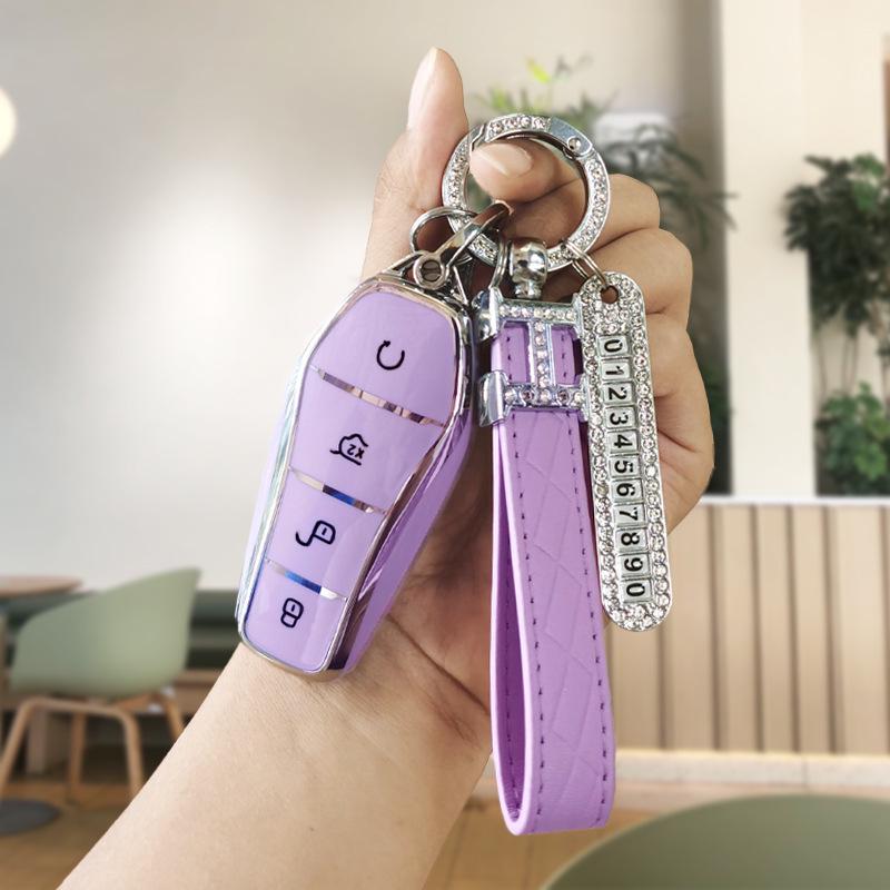 Proper for BYD Han Key Case Han EV Champion Edition - Dedicated NFC Card Car Cover with Buckle.