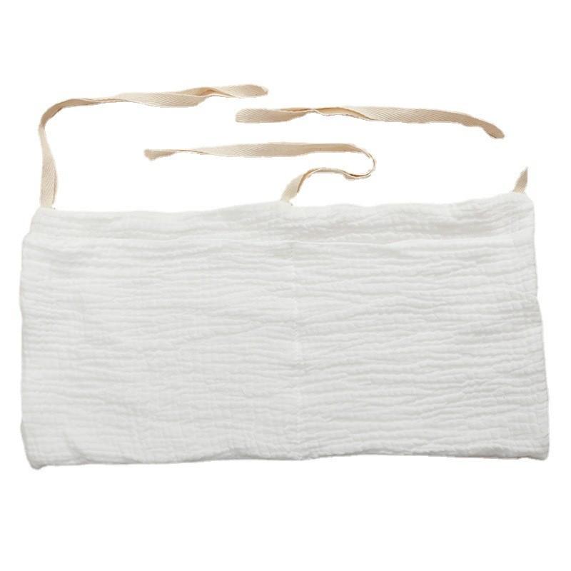 Baby Bedside Storage Bag With Double Pockets Made Of Cotton For Nursery Organization