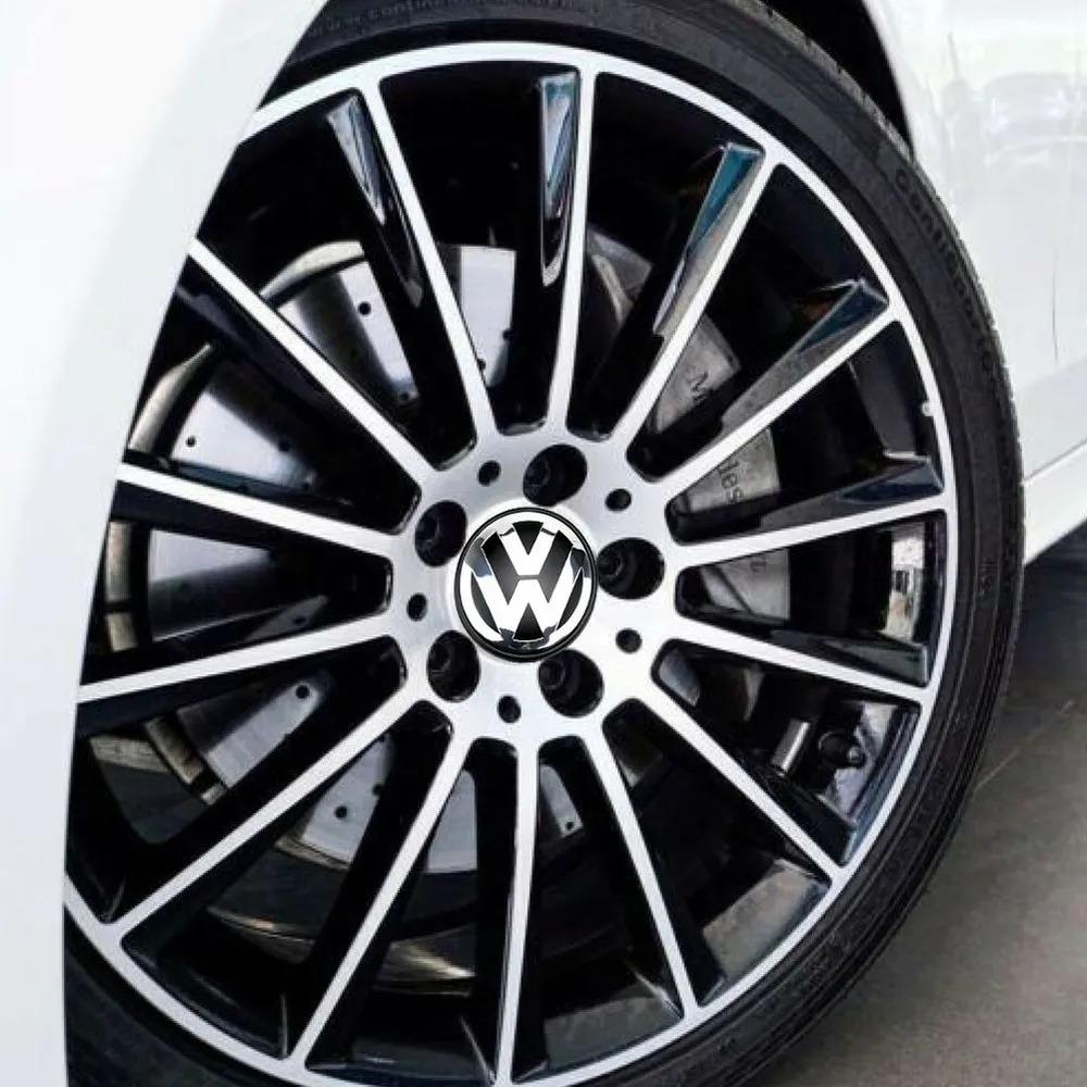 4 szt. 55 mm 60 mm 65 mm Kołpaki Środkowe Piasty Kół Samochodowych Logo Dla Volkswagen VW Polo Golf 6 7 8 MK6 MK7 Akcesoria 3B7601171 1J0601171