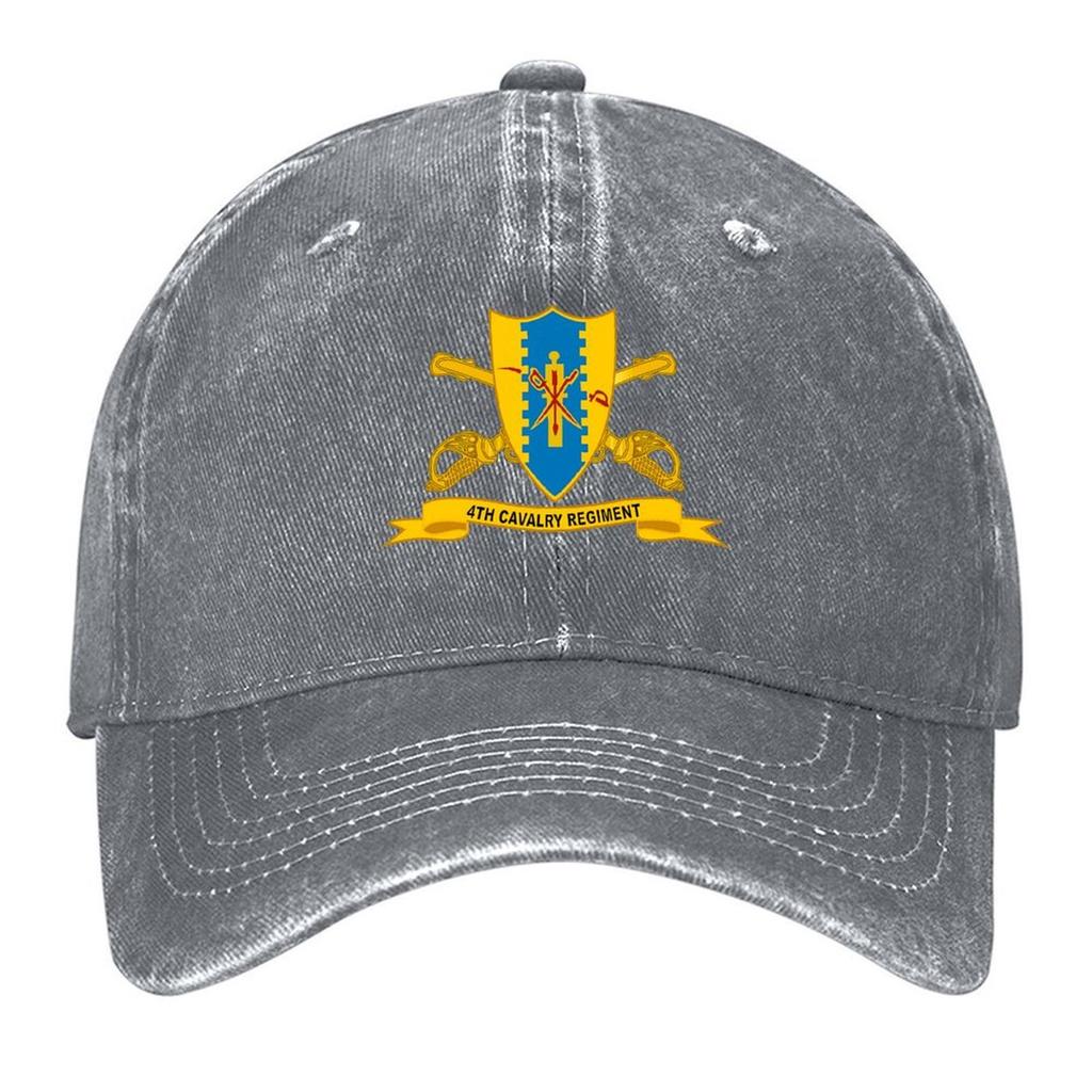 Armee 4. Kavallerieregiment mit Br-Band Baseballkappe niedliche Snapback-Kappe Kapuze Damen Hüte Herren