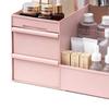Cosmetic Storage Box Elegant Multifunctional Countertop Makeup Organizer with Drawers for School Office Art Supplies M