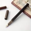 High End Material Wood Gold 0.7mm Classic Pen, Retro Design, Exquisite Gold Details, Business Gift Writing Tool Wood Retro Pen