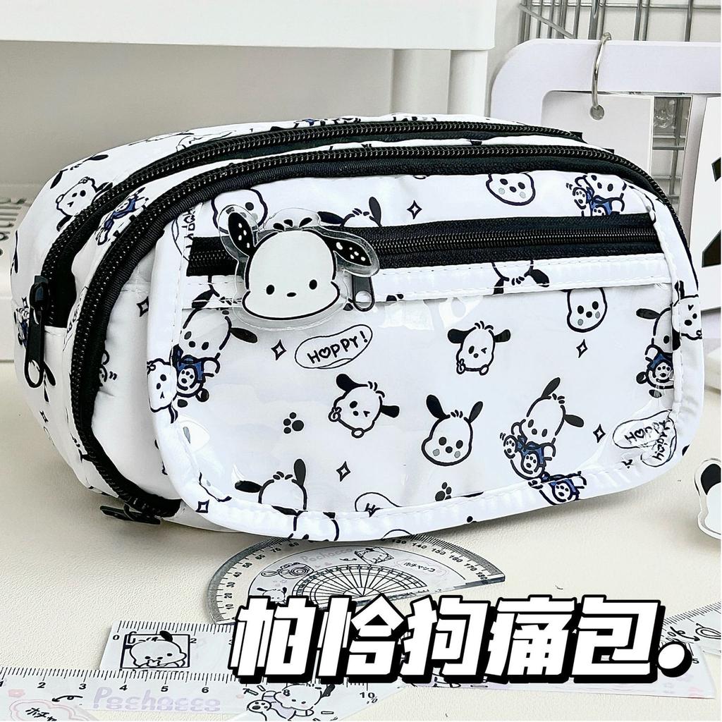 Uroczy piórnik woreczek na ból dziewczyna serce wysoka wartość duża pojemność wielowarstwowe pudełko na artykuły piśmiennicze torba do przechowywania ołówków student