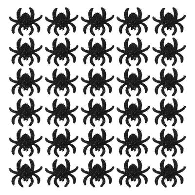 30pcs Spider Patch Spooky Non Woven Spider Patches for DIY Festival Costume Accessories Headband