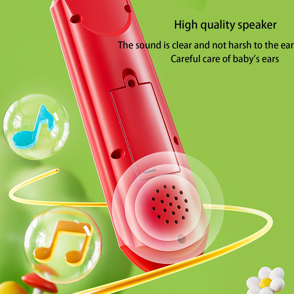 TV Simulation Remote Control for Children with Music Learning, Remote Control for Early Education, Puzzle and Cognitive Toys