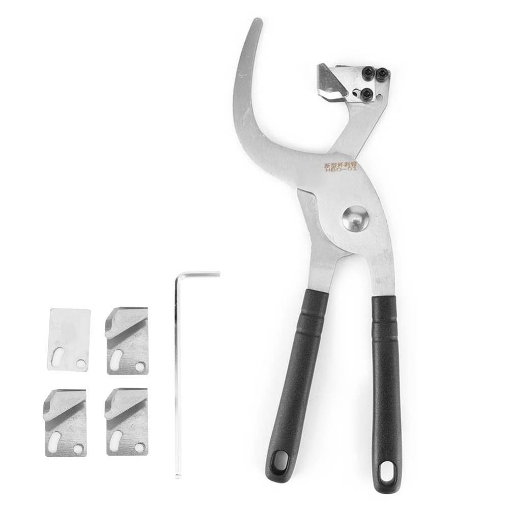 Silver Tree Branches Cutter Stainless Steel Ring Barking Pruner Pruning Shears Scissor