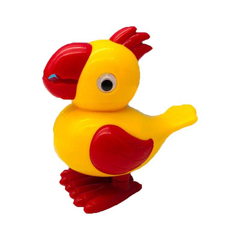 Adorable Children's Plastic Bouncing Clockwork Toy Frog Chick Small Animal For Play