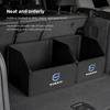 Volvo Car Trunk Leather Storage Box Foldable Auto Organizer Bag For Xc60 Xc90 V40 V60 S60 V50 V90 S80 C40 XC40 V70 XC70 C30 C70