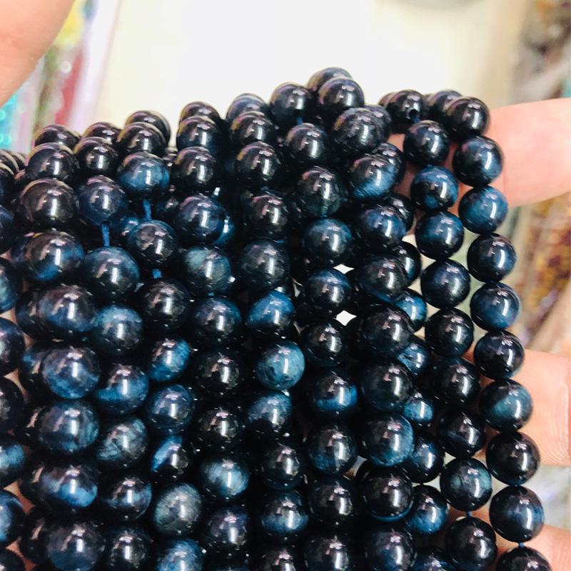 Natural 3A Tiger Eye Stone Bracelet - Colored Buddhist Prayer Beads Handcrafted Jewelry