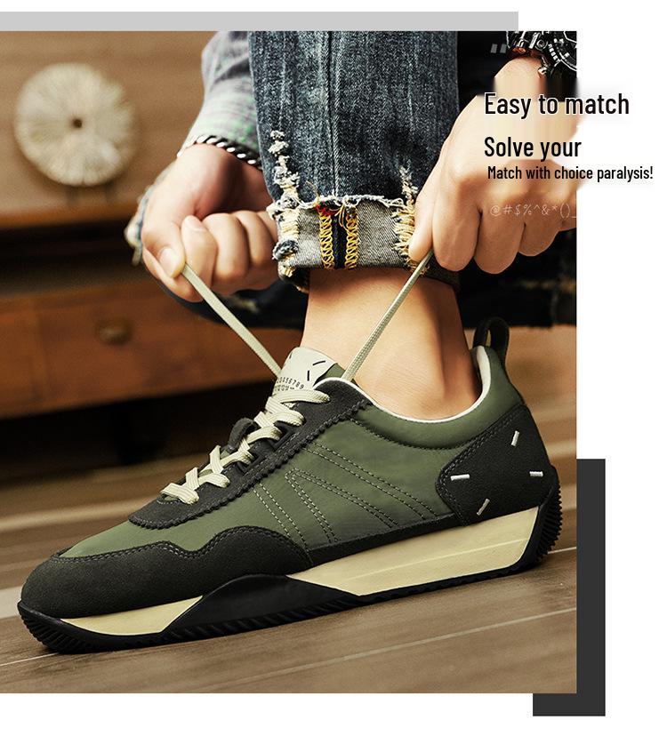 Forrest Gump 2025 Autumn Men's Canvas Shoes: Korean-Style, Low-Top, Outdoor Sports Fashion