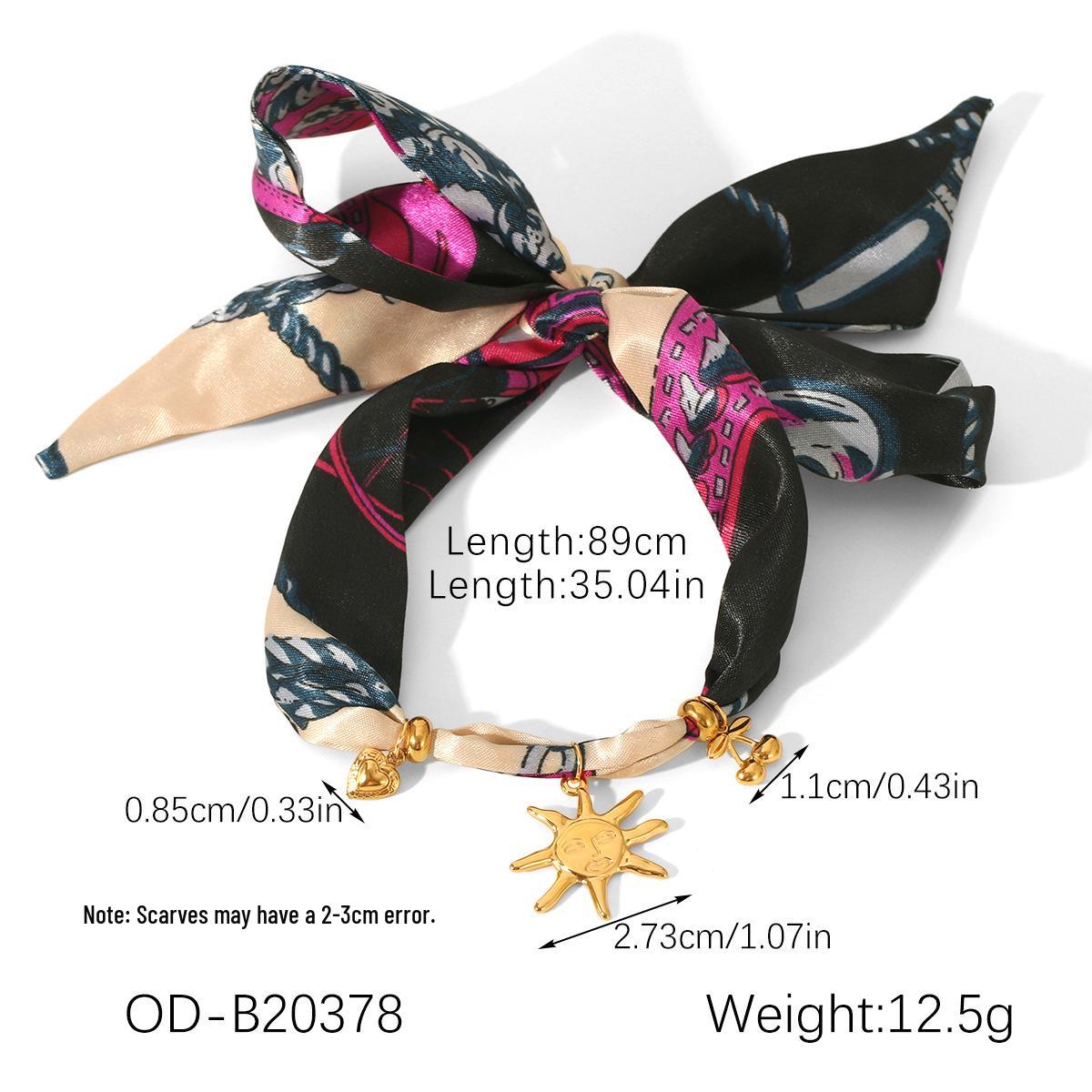 

Stainless Steel Sunflower Pendant Necklace & Heart Bracelet: European/American Vacation-Style Jewelry Set