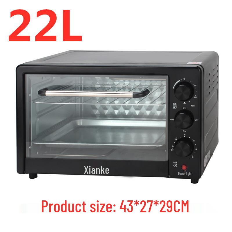Xianke 22L Electric Oven: Compact, Fully Automatic, Multi-Functional Baking Solution.