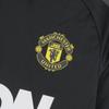 adidas Serie Calcio Manchester United T-shirt Comoda a Maniche Corte con Lettere Top da Uomo Nero DX9030