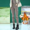 Women's European Cotton Fleece-Lined Thick Sweatpants: Autumn/Winter 2023, Loose Fit, Elastic Ankles, Warm Casual Trousers