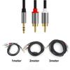 1/3meter 3.5mm Male Jack To 2 RCA Audio Cable Connector Speaker Wire 2RCA To 3.5 Male Splitter Aux Cord for TV PC Amplifier DVD