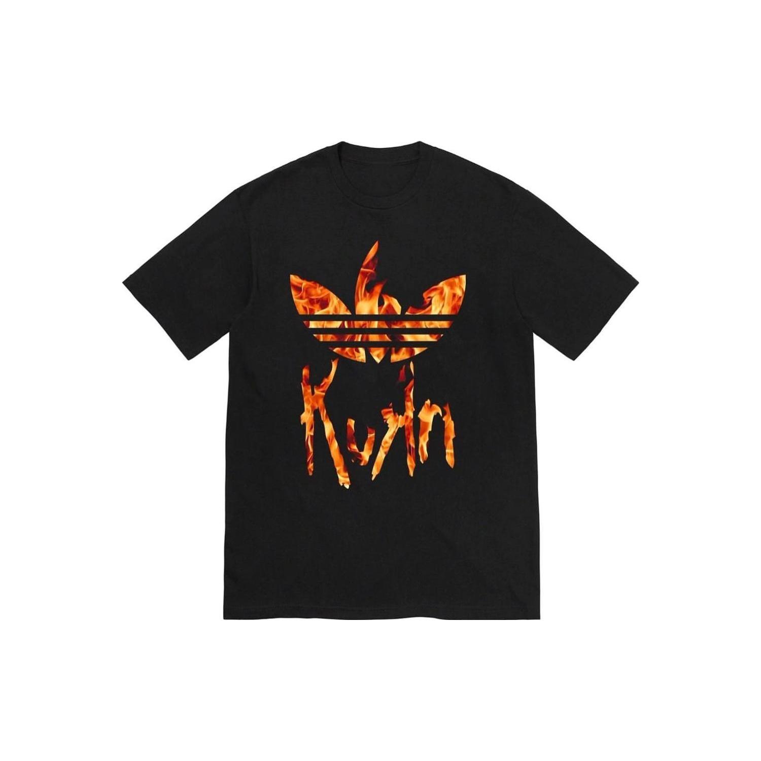 adidas x Korn Graphic Tee  Black  Men s IN9098 S