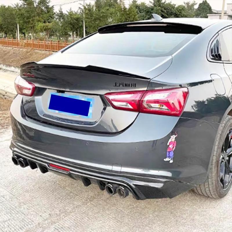 Rear Trunk Lid Car Spoiler For 2016 17 18 19 20 21 22 23 2024 Chevrolet Malibu XL ABS Plastic Material Accessories Parts