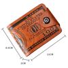 Men'S Wallets with 100 US Dollar Pattern Hasp Male Leather Wallet with Zipper Card Holder Coin Pocket Purse Cartera Hombre