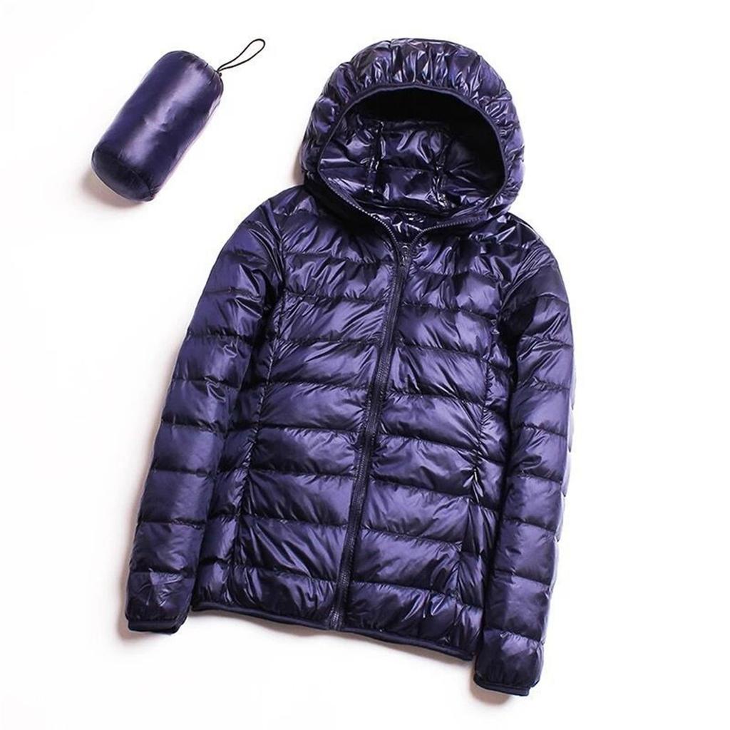 Cappotto invernale caldo da donna, spesso, caldo, sottile, con carenza di soldi