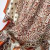 Silk Scarf Square Scarf Printing High-End Temperament Large Square Scarf Chest Wrap Shawl Fashion Women'S Headscarf